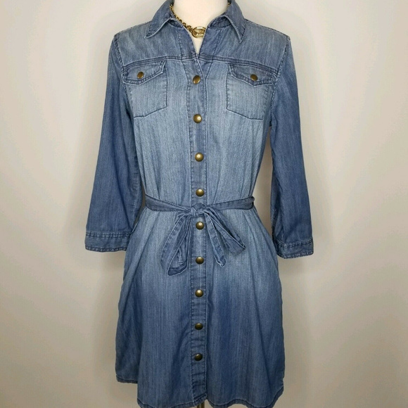 GAP Dresses & Skirts - Gap Denim Western Shirtdress Sz S